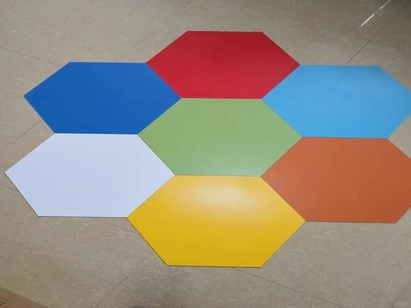 Step by step physical testing on PVC samples